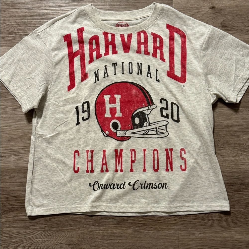 Veritas Harvard Graphic Tee - Red and White